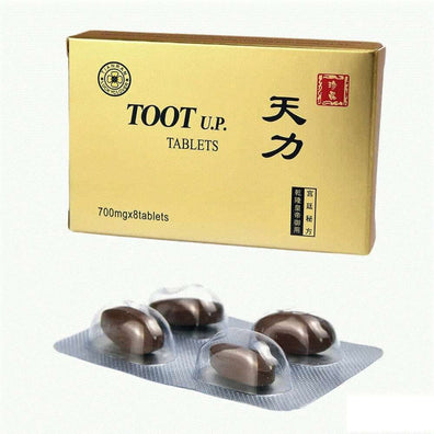 Toot UP - Supliment natural pentru potență şi întârzierea ejacularii, 8 tablete SOLLUXE Every box holds joy - unbox it!